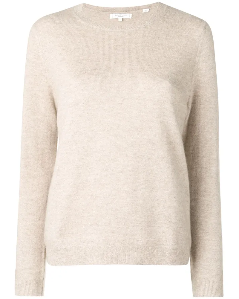 Chinti & Parker Kaschmirpullover mit lockerem Schnitt Nude