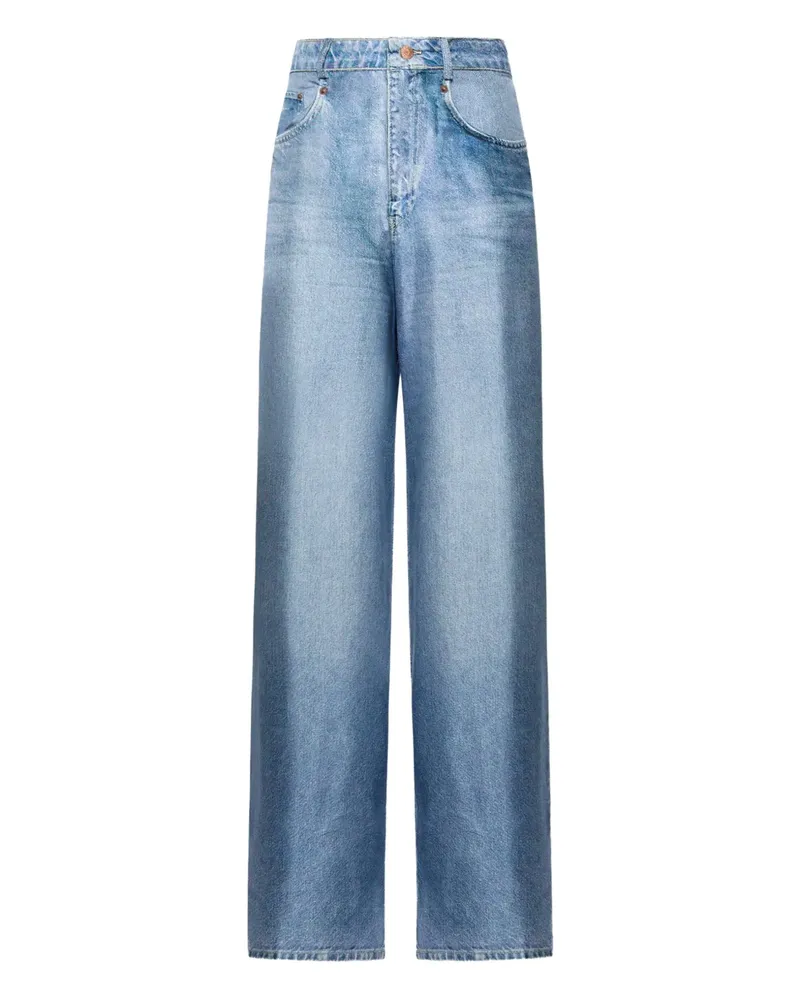 Pierre-Louis Mascia silk trousers - Blau Blau