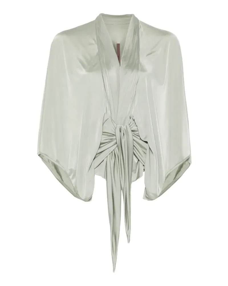 Rick Owens Lilies Drapiertes Oberteil - Grün Grün
