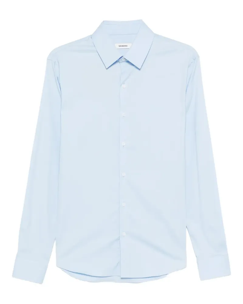 Sandro Langärmeliges Hemd - Blau Blau