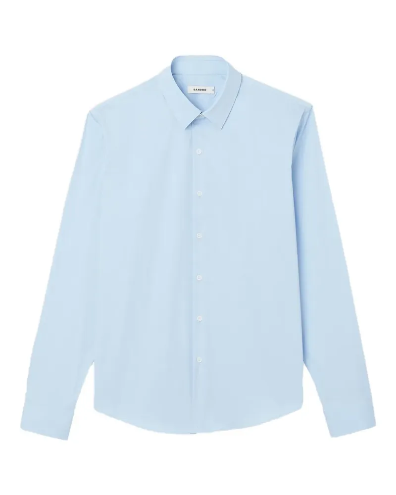 Sandro Langärmeliges Hemd - Blau Blau