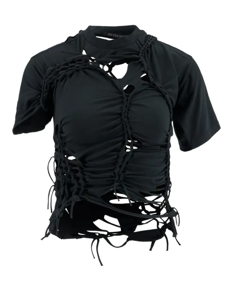 OTTOLINGER Otto cotton T-shirt - Schwarz Schwarz