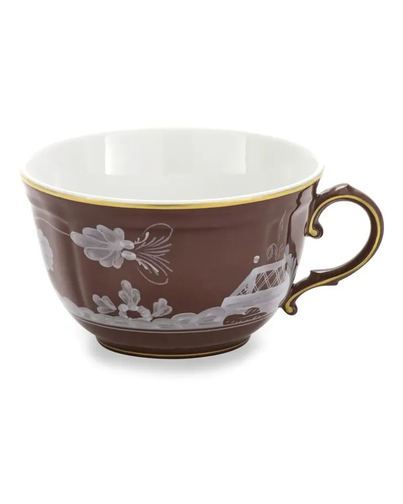 Ginori 1735 Oriente Italiano Teetasse - Braun Braun