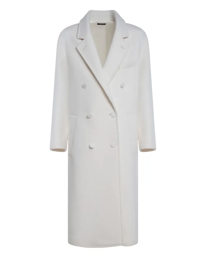 Tom Ford Doppelreihiger Mantel - Weiß Weiß