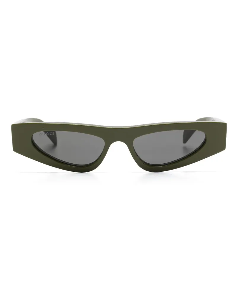 Gucci Sonnenbrille mit Cat-Eye-Gestell - Grün Grün