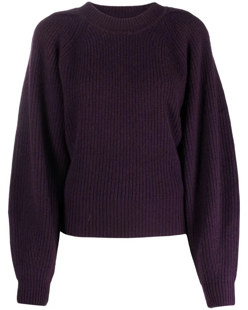 Isabel Marant Gerippter Bille Pullover Violett