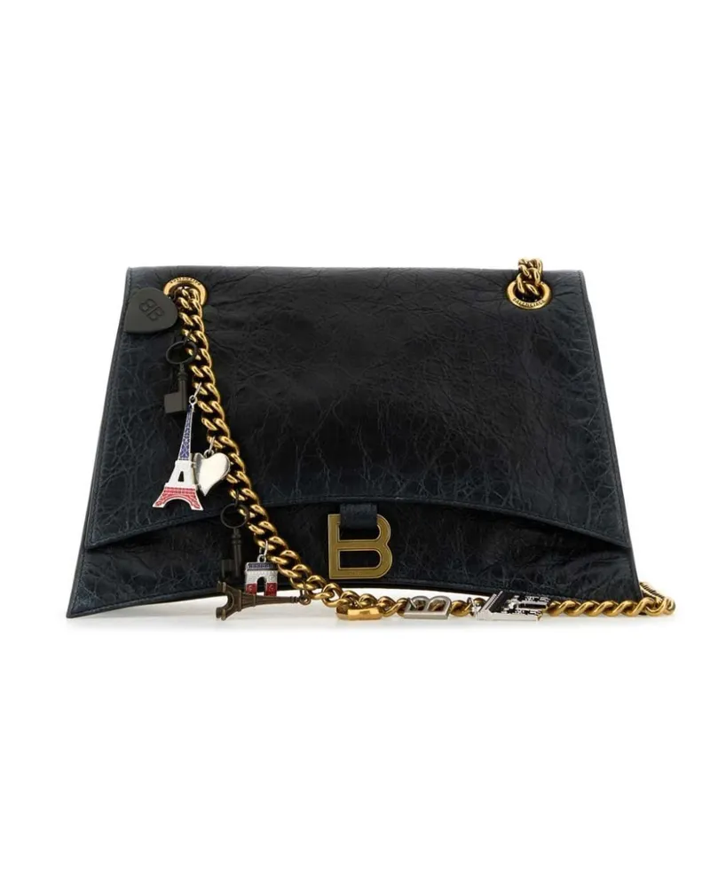 Balenciaga Crush Chain Schultertasche - Schwarz Schwarz