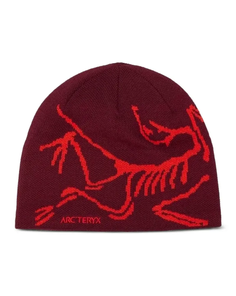 Arc'teryx Beanie mit Vogelkopf - Rot Rot