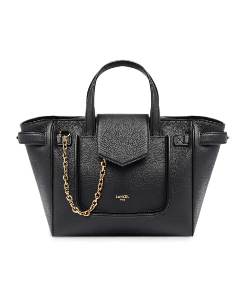 Lancel small Thea grained leather tote bag - Schwarz Schwarz