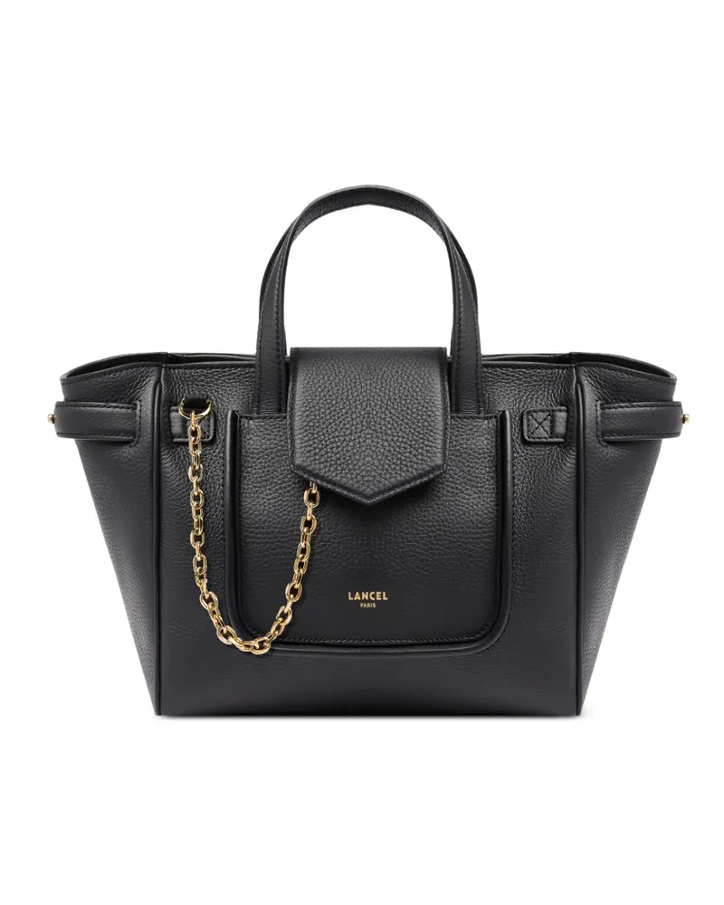 Lancel small Thea grained leather tote bag - Schwarz Schwarz