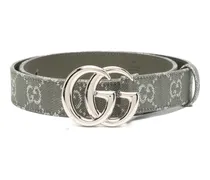 Canvas-Gürtel mit GG-Monogramm - Grün
