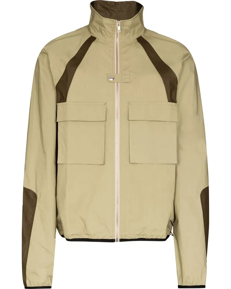 RANRA Sportjacke mit Kontrasteinsätzen - Nude Nude