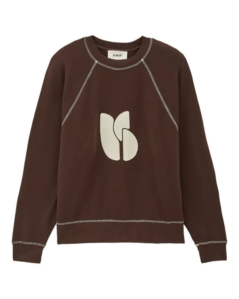 ba&sh Pullover mit Raglanärmeln - Braun Braun