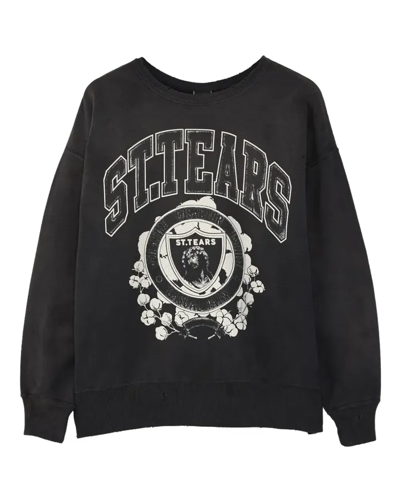 SAINT MXXXXXX x Denim Tears St. Tears graphic-print sweater - Grau Grau