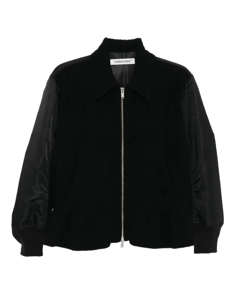 Undercover Jacke mit Logo-Patch - Schwarz Schwarz
