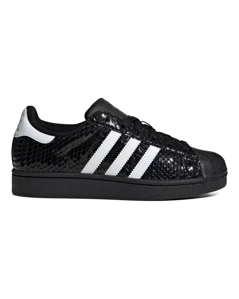 adidas Sneakers mit Schlangenleder-Print - Schwarz Schwarz