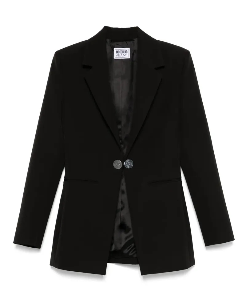 Moschino Einreihiges Sakko - Schwarz Schwarz