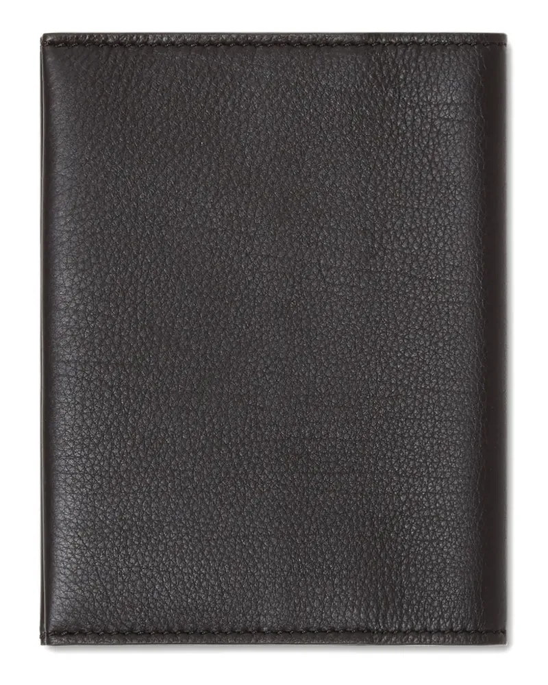 Ermenegildo Zegna Pass-Etui aus Leder - Braun Braun