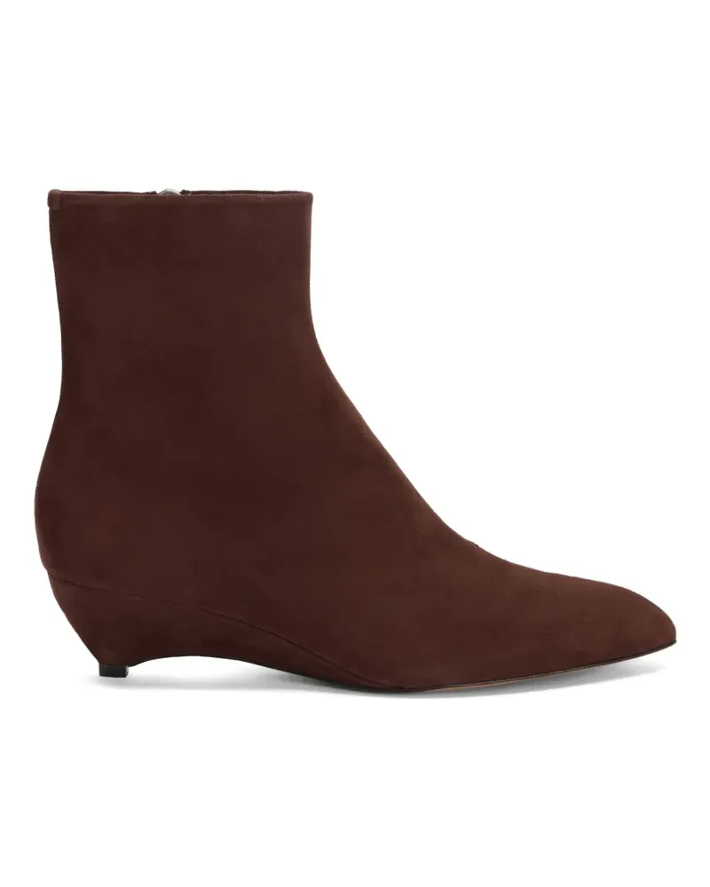Jil Sander Stiefel mit spitzer Kappe - Rot Rot