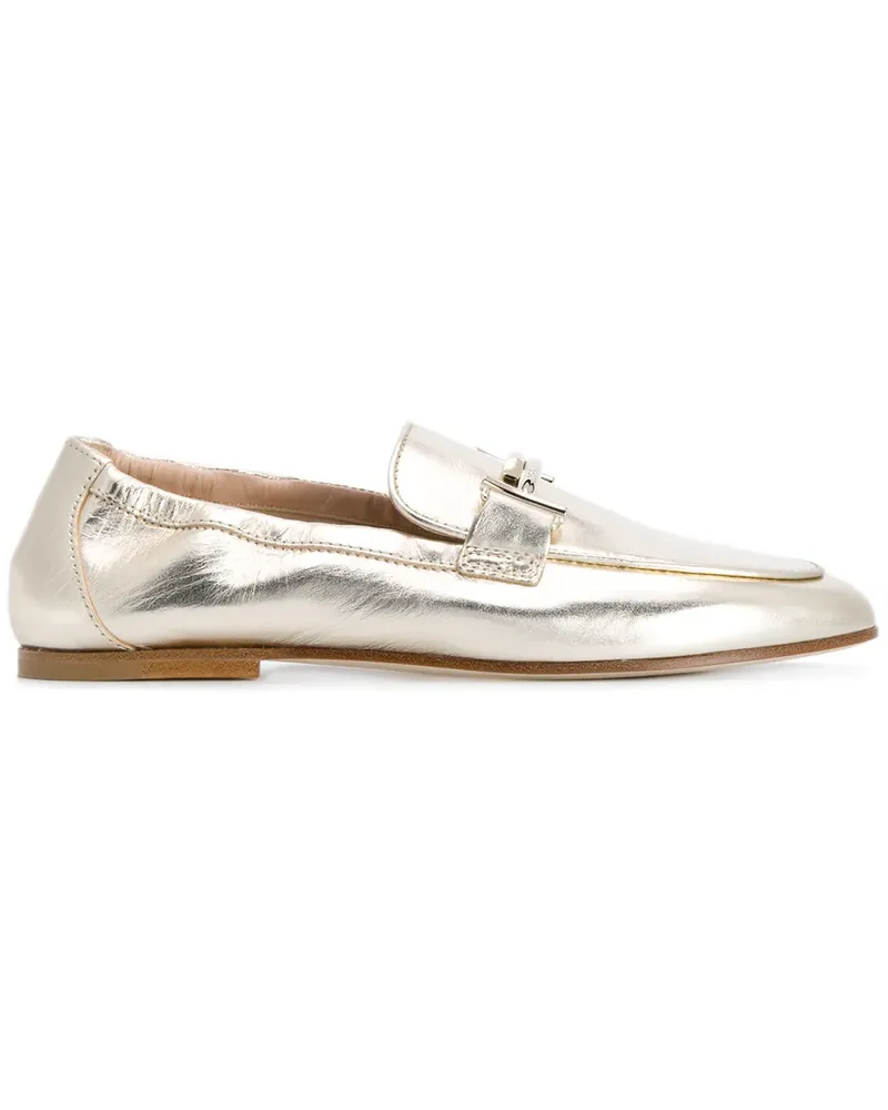 TOD'S Klassische Loafer mit Logo - Gold Gold