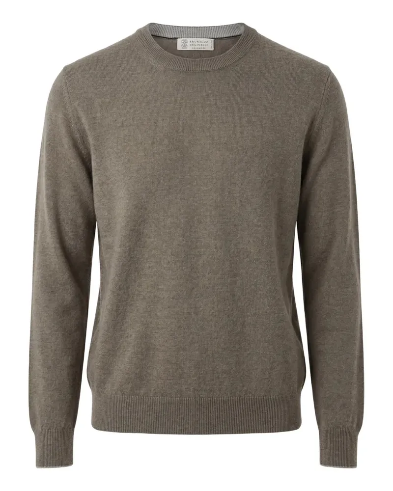 Brunello Cucinelli cashmere crew-neck sweater - Grün Grün