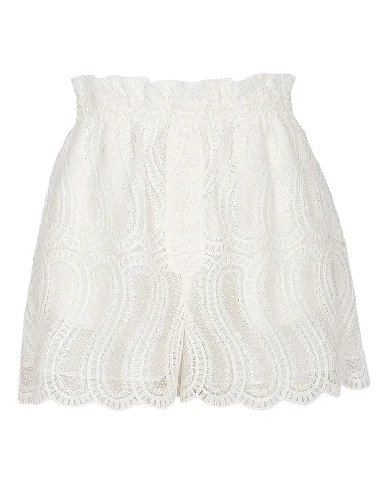 Raquel Diniz Bahia lace shorts - Weiß Weiß