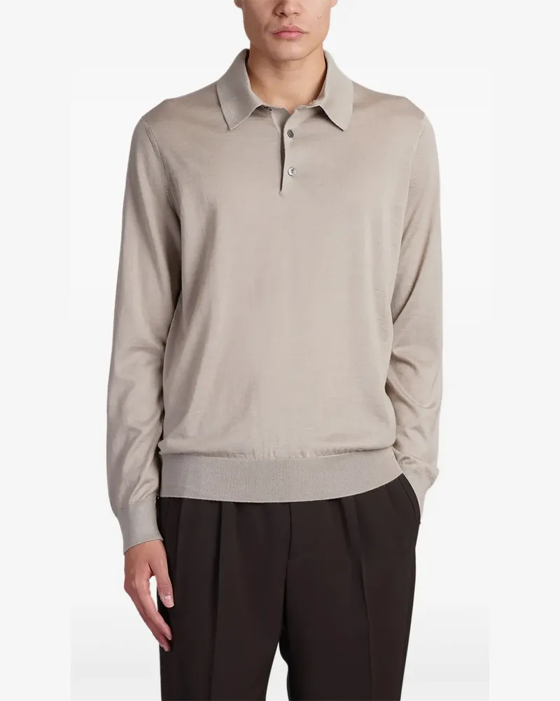 Ermenegildo Zegna Gestricktes Poloshirt - Nude Nude
