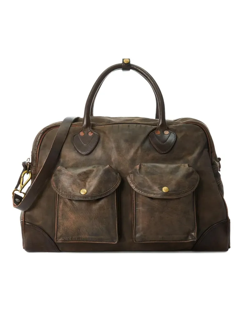 Ralph Lauren Große Burlington Reisetasche - Braun Braun