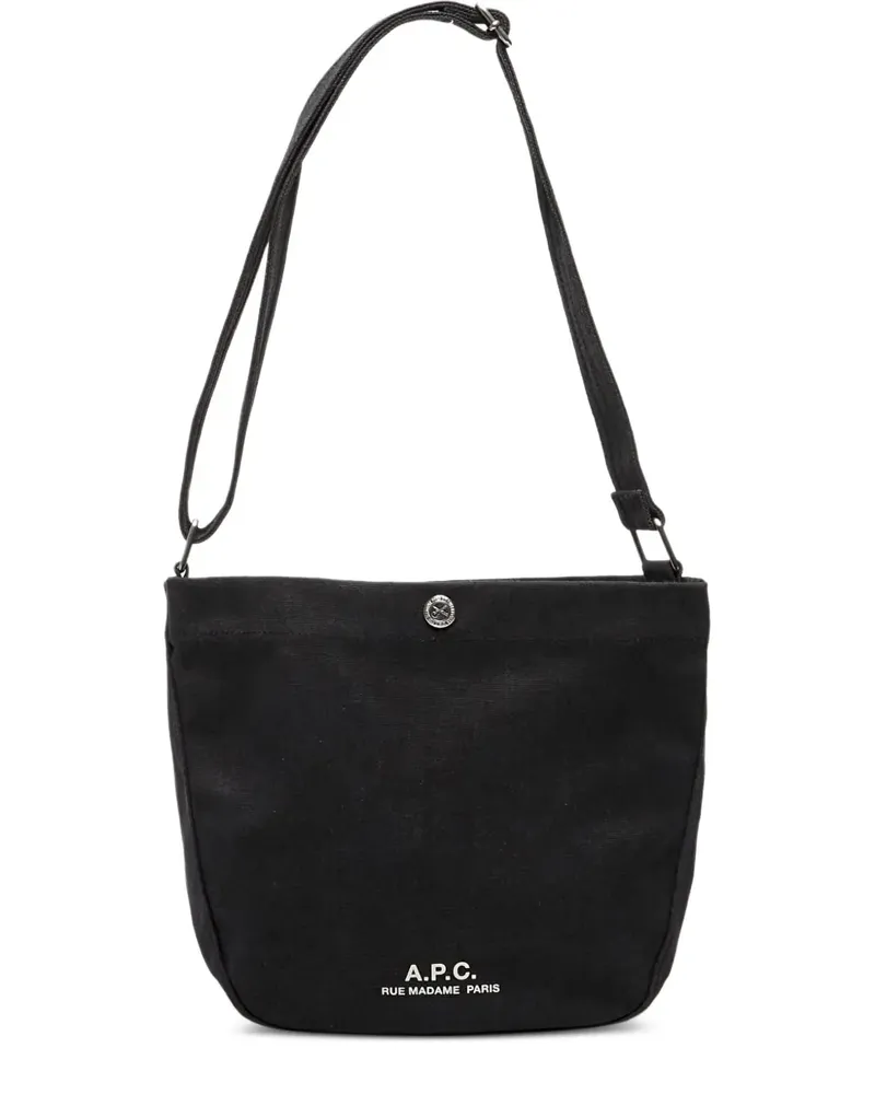A.P.C. Journal Satchel-Tasche - Schwarz Schwarz