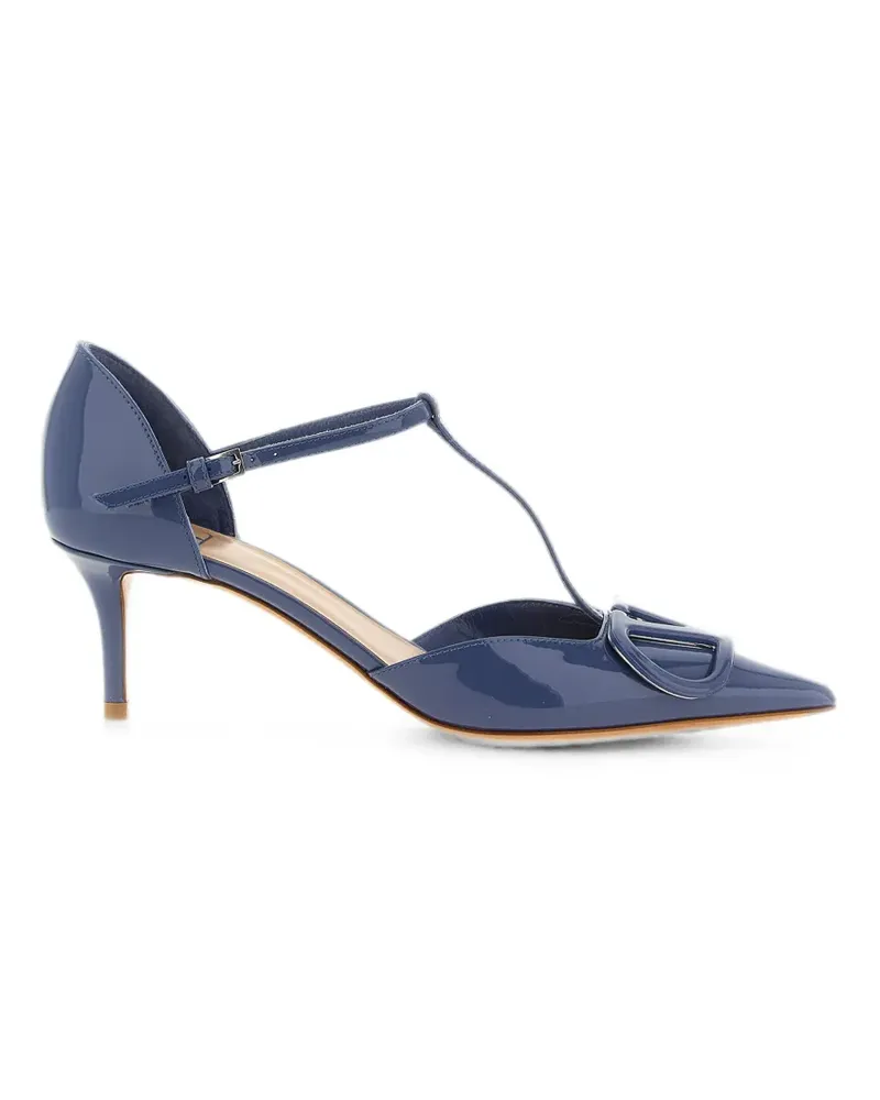 Valentino Garavani Pumps mit Logo - Blau Blau
