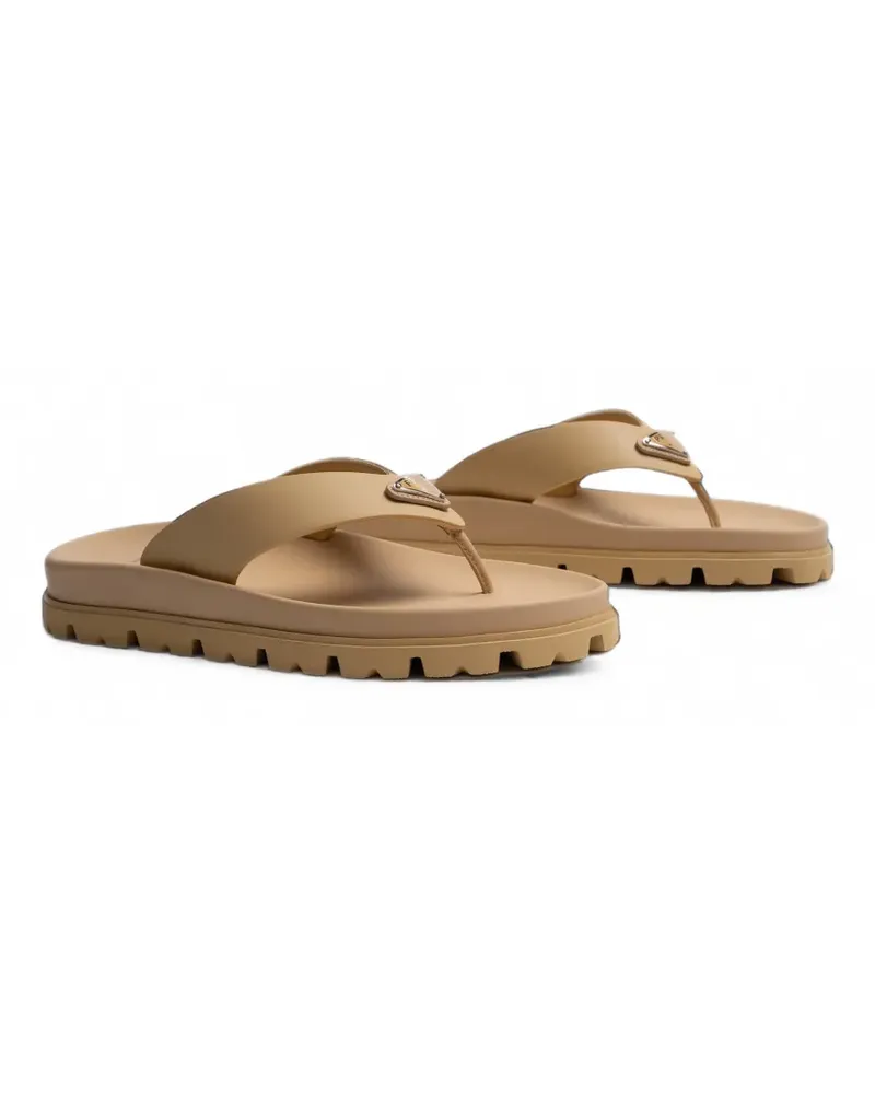 Prada Sandalen aus Gummi - Nude Nude