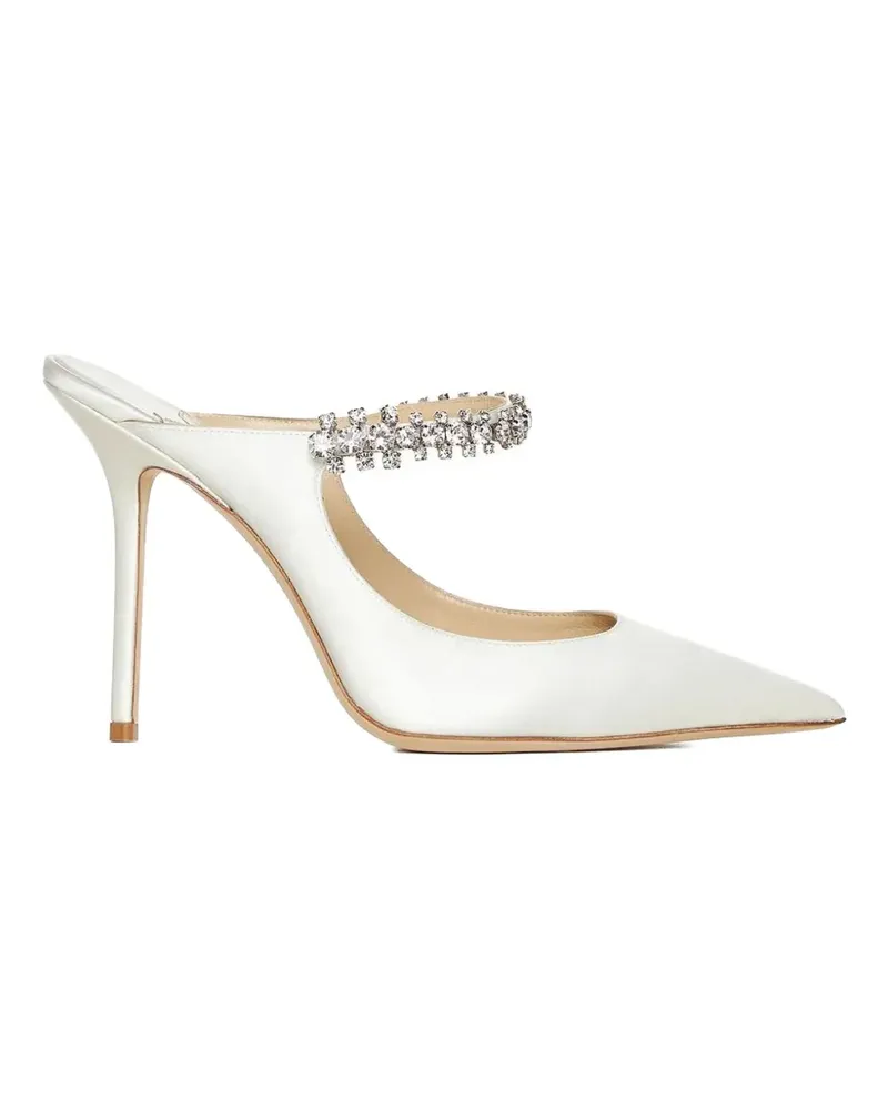 Jimmy Choo Bing heeled mules - Nude Nude