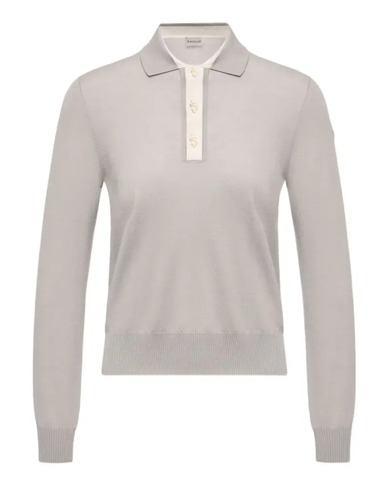 Moncler Langärmeliger Pullover - Grau Grau