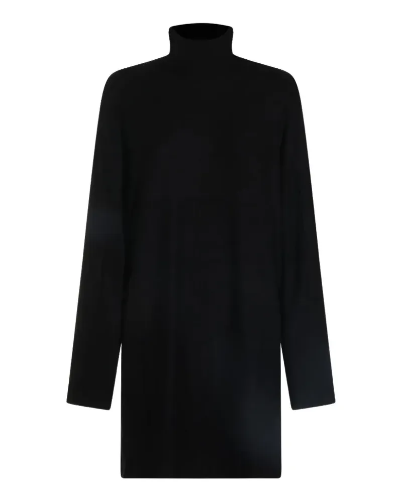 THOM KROM high-neck long-sleeve mini dress - Schwarz Schwarz