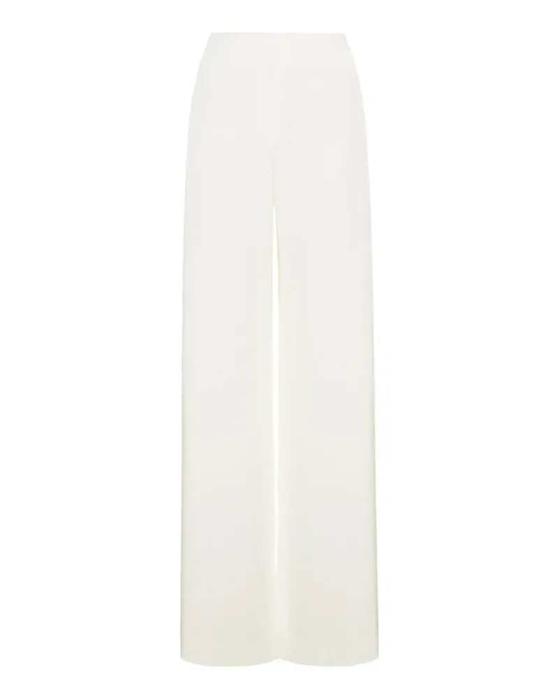 Adam Lippes Lazlo high-waisted palazzo pants - Weiß Weiß