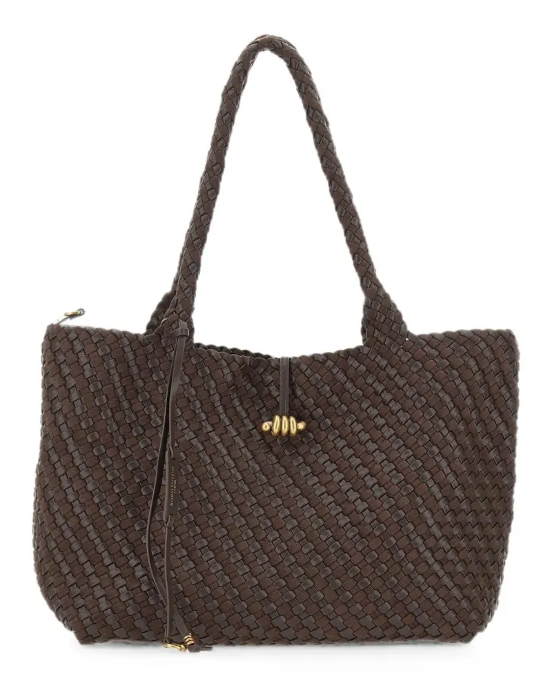 Gianni Chiarini Aurelie woven tote bag - Braun Braun