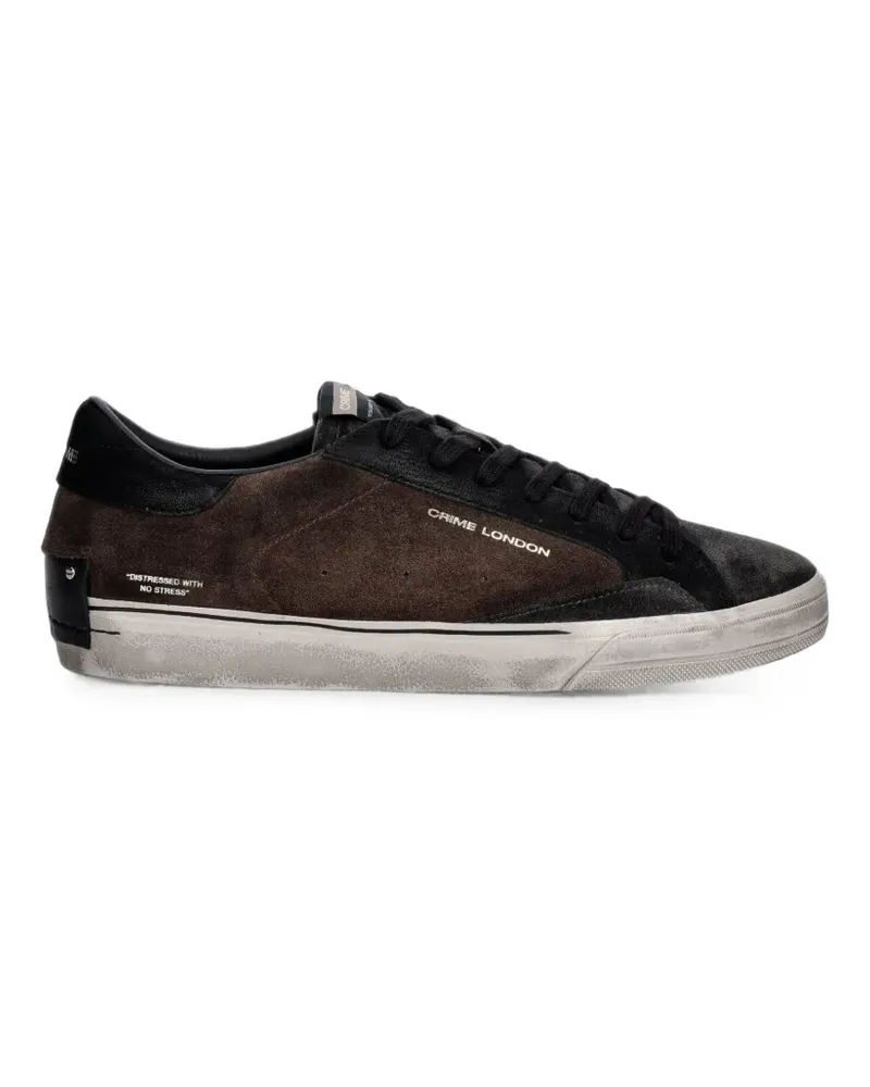 Crime Distressed 2.0 Sneakers im Used-Look - Braun Braun