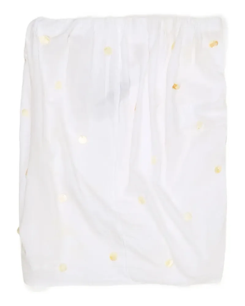 BIMBA Y LOLA ruched strapless top - Weiß Weiß