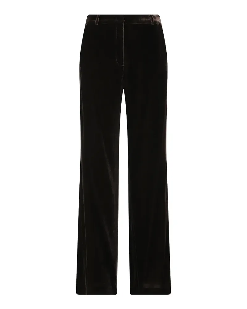 KILTIE Andrea Hose aus Samt - Braun Braun