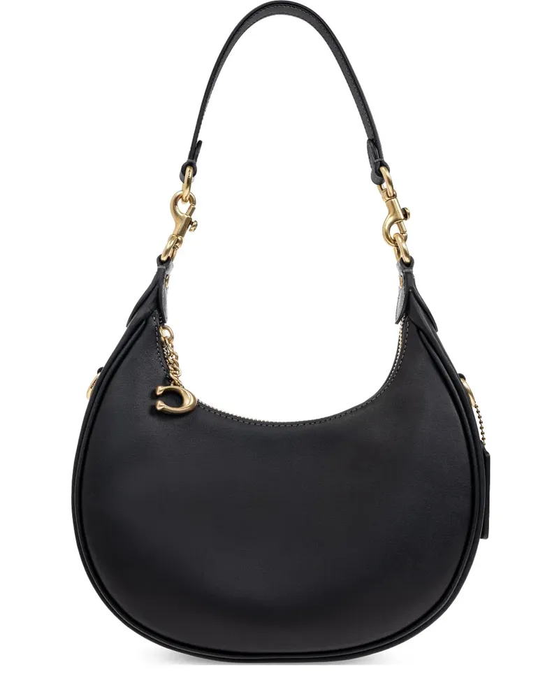 Coach Schultertasche aus Leder - Schwarz Schwarz