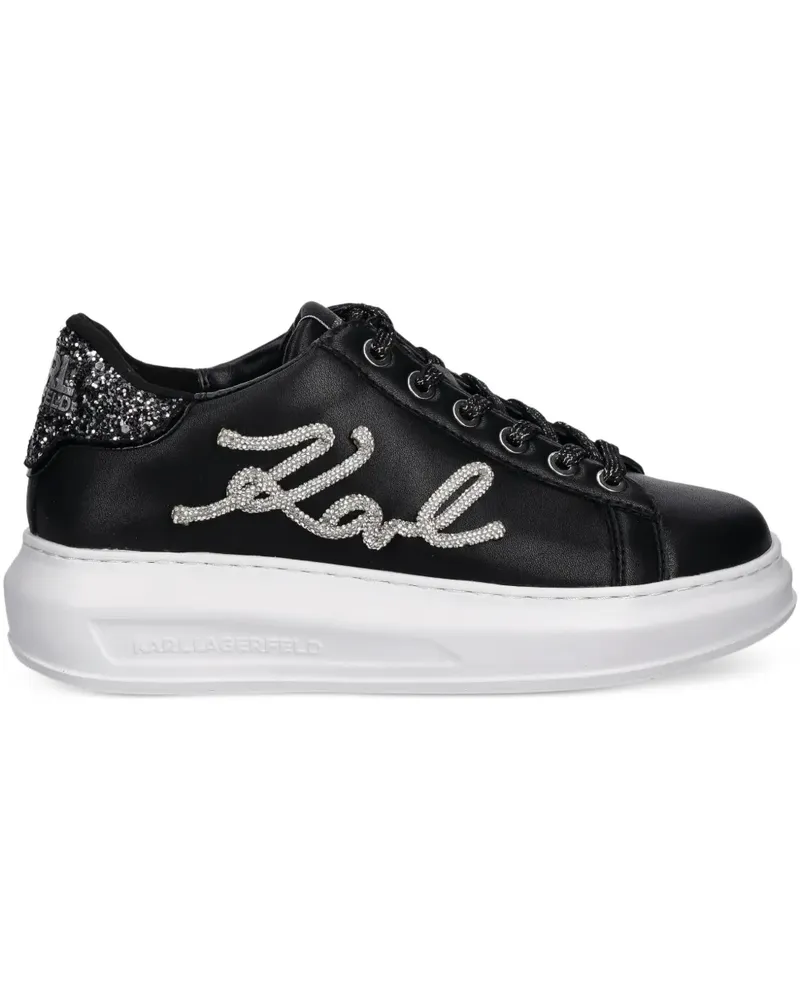 Karl Lagerfeld Sneakers mit Logo-Verzierung - Schwarz Schwarz