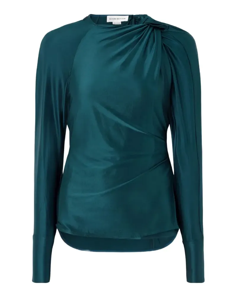 Victoria Beckham twist-detail blouse - Grün Grün