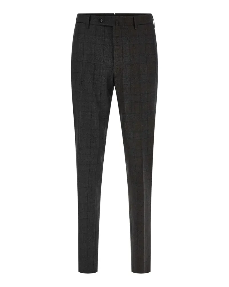 PT TORINO Klassische Hose mit Karomuster - Grün Grün