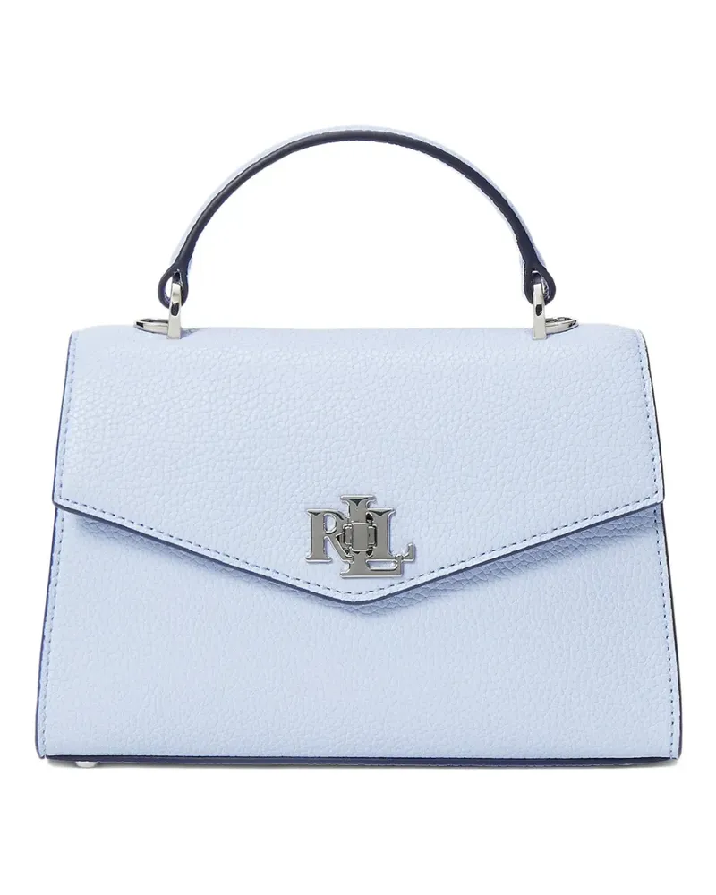 Ralph Lauren logo flap tote bag - Blau Blau