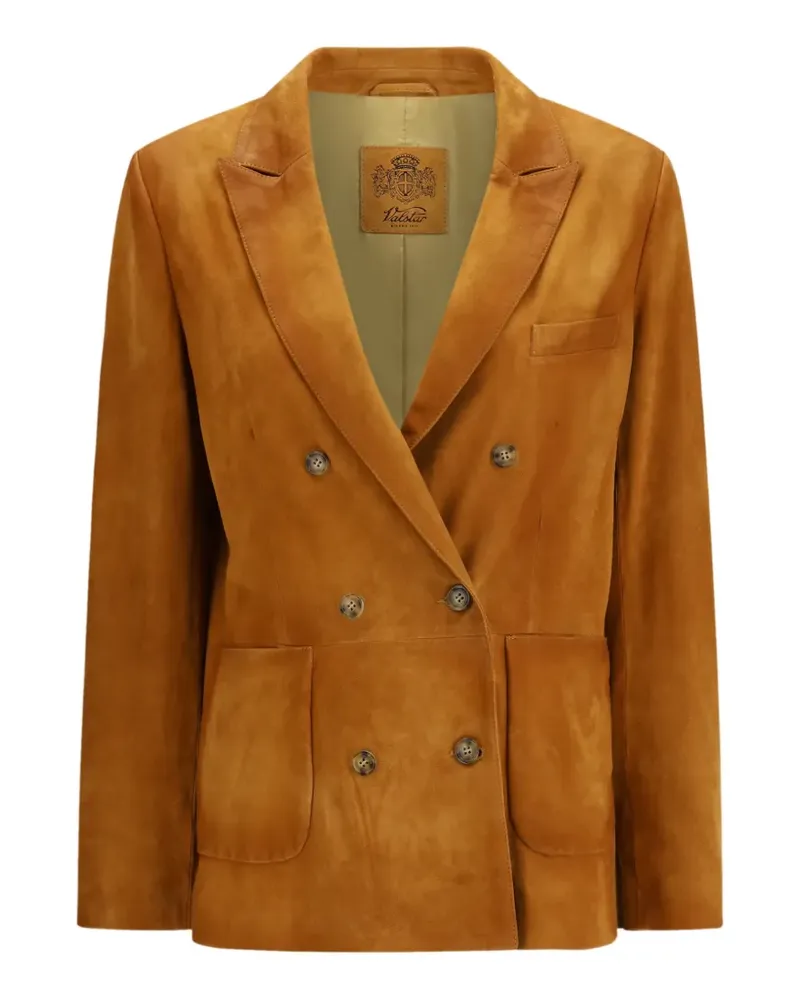 Valstar double-breasted pocket blazer - Nude Nude