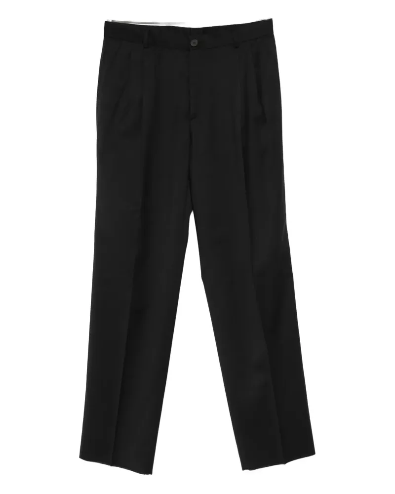 Manuel Ritz pleated trousers - Schwarz Schwarz