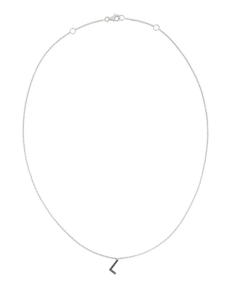 Alinka 18kt ' ID' Weißgoldhalskette mit Diamanten - Metallic Metallic