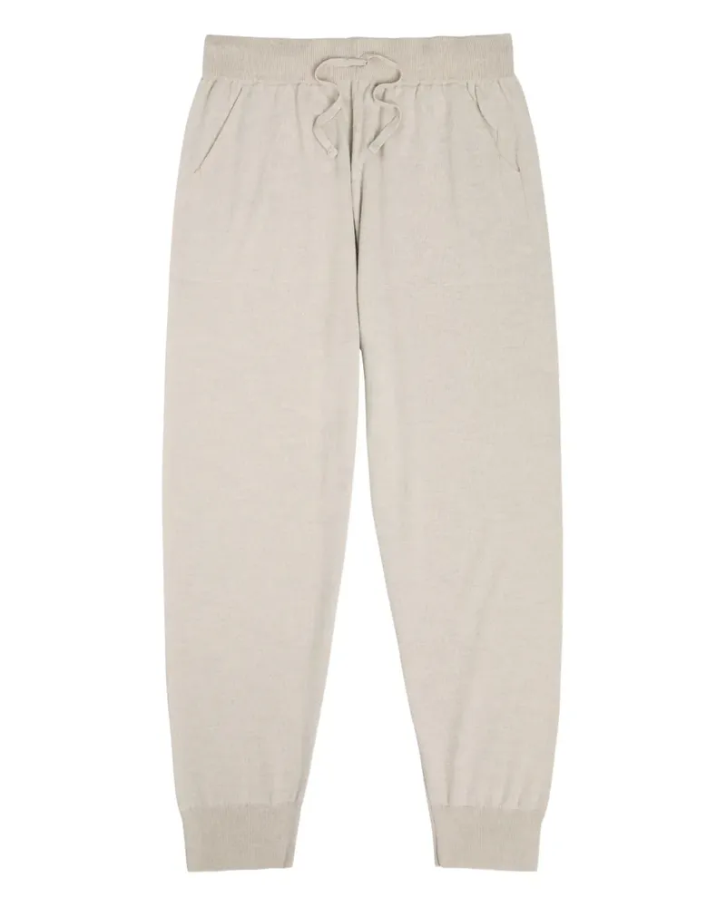 John Smedley Gestrickte Henning Hose mit Kordelzug - Nude Nude