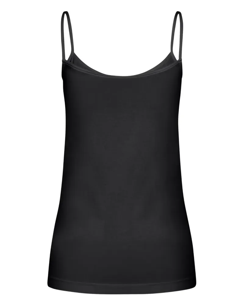 Wolford Jerseyoberteil mit Spaghettiträgern - Schwarz Schwarz