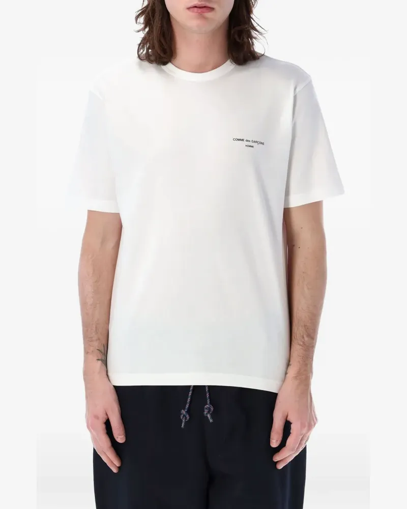 Comme des Garçons T-Shirt mit Logo-Detail - Weiß Weiß